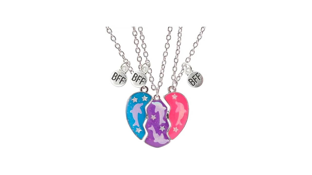 Colar de Melhores Amigas (2, 3 e 4 partes): 10 Opções Criativas