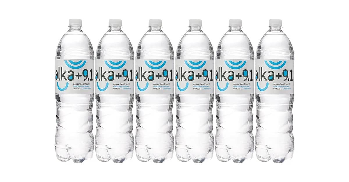 Melhor água mineral ph: 10 Opções Alcalinas Puras