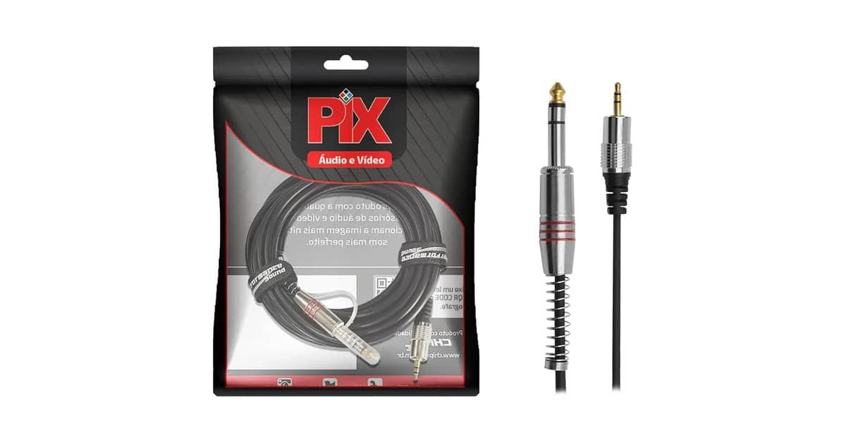 Melhor Cabo P2 P10: 10 Opções com Áudio Limpo