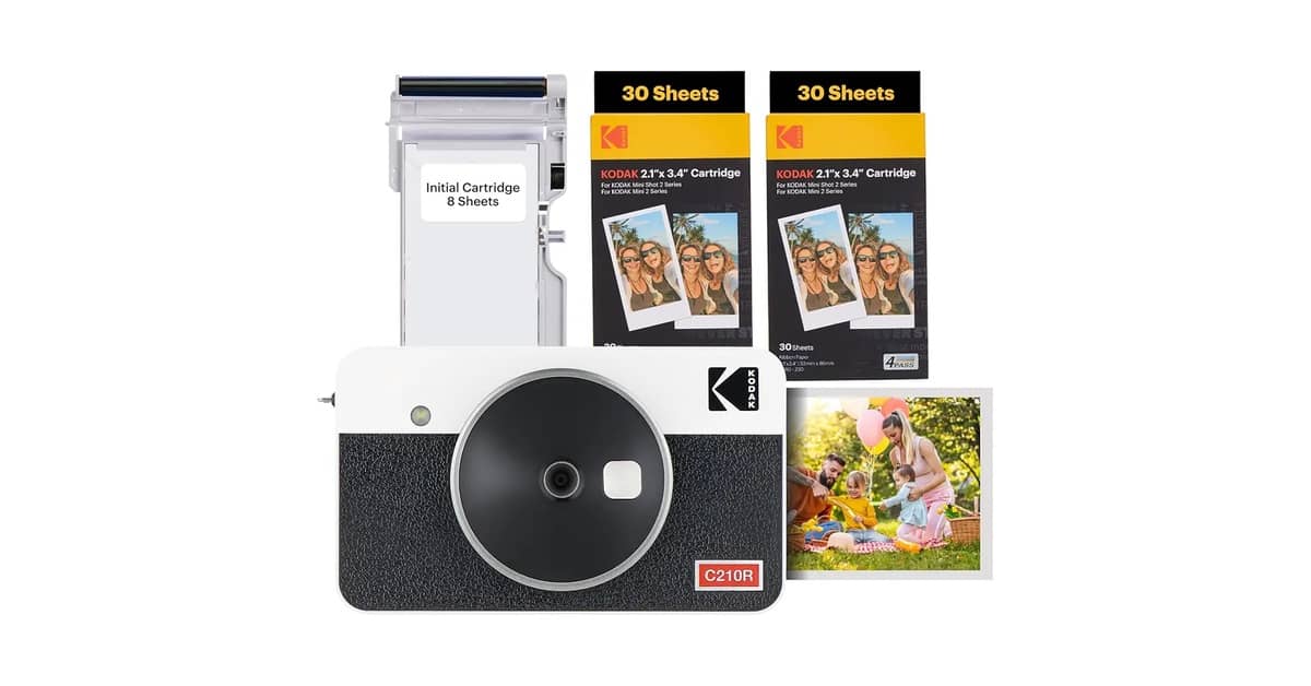 Melhor câmera instantânea 2026: Kodak ou Instax?