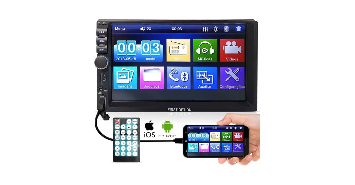 Melhor Central Multimídia Custo Benefício e Barata