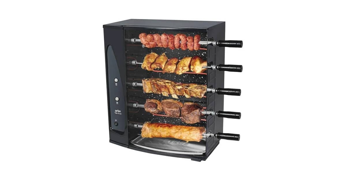 Melhor Churrasqueira Elétrica Rotativa Sem Fumaça