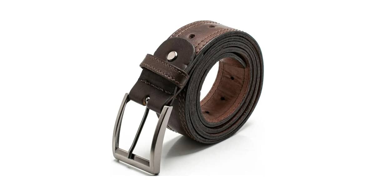 Melhor cinto de couro masculino: Opções Duráveis
