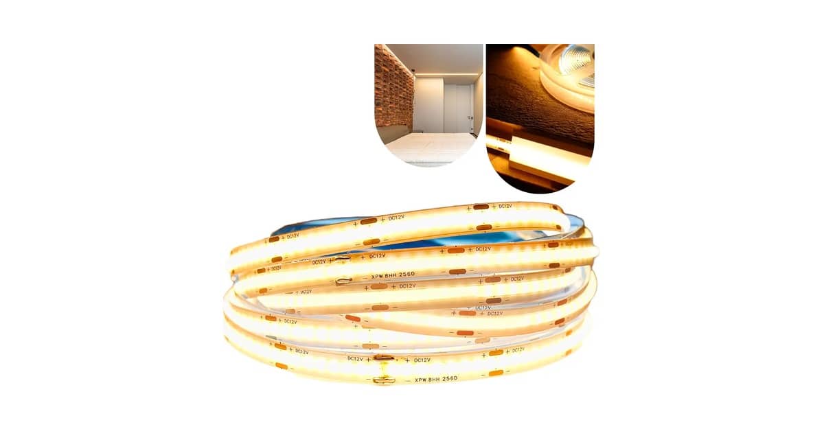 Melhor Fita LED COB: Iluminação Contínua Sem Pontos