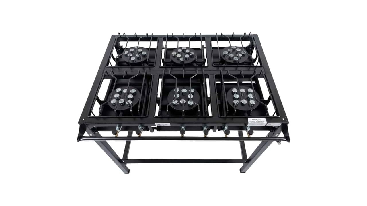 Melhor Fogão Industrial de 6 Bocas: 10 Modelos Robustos