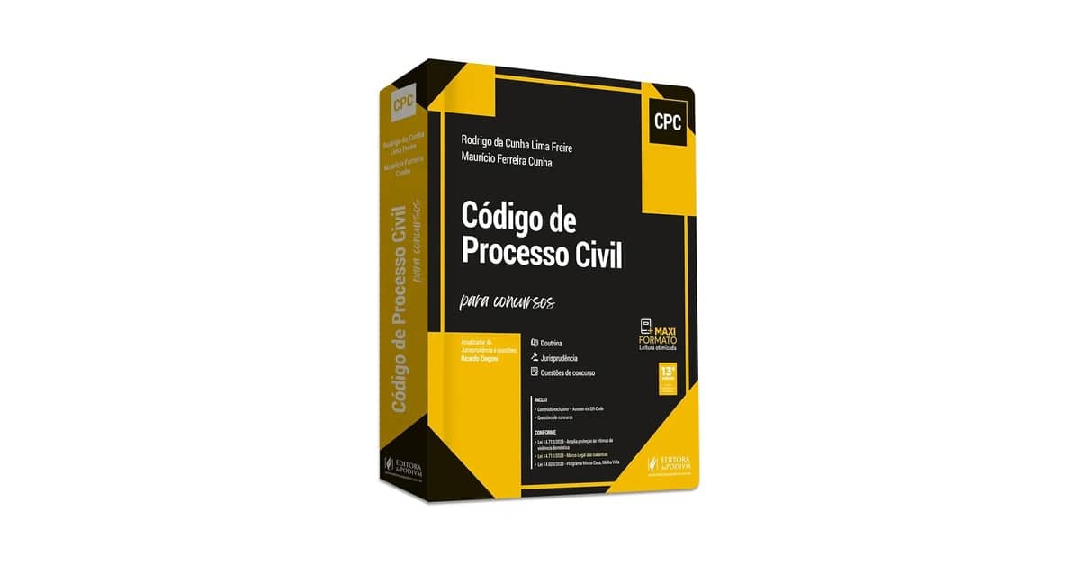 Melhor Livro de Processo Civil Para Concursos: Top 9
