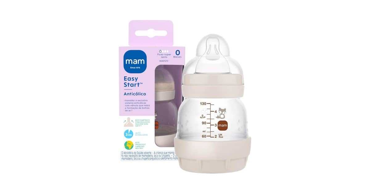 Melhor Mamadeira para Bebê de 1 Mês: Foco Anticólica