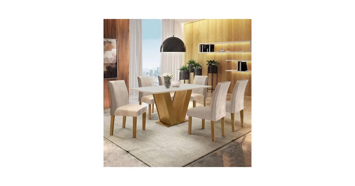 Melhor Mesa de Jantar 6 Lugares: Madeira ou Vidro?