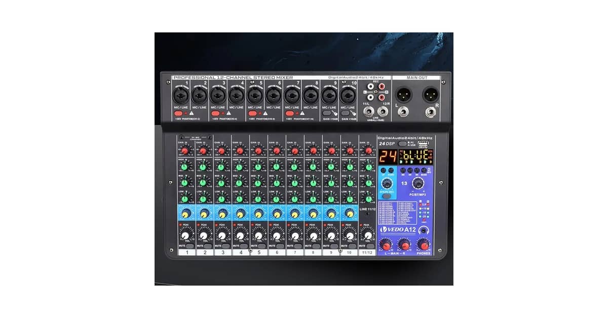 Melhor mesa de som profissional digital para Live