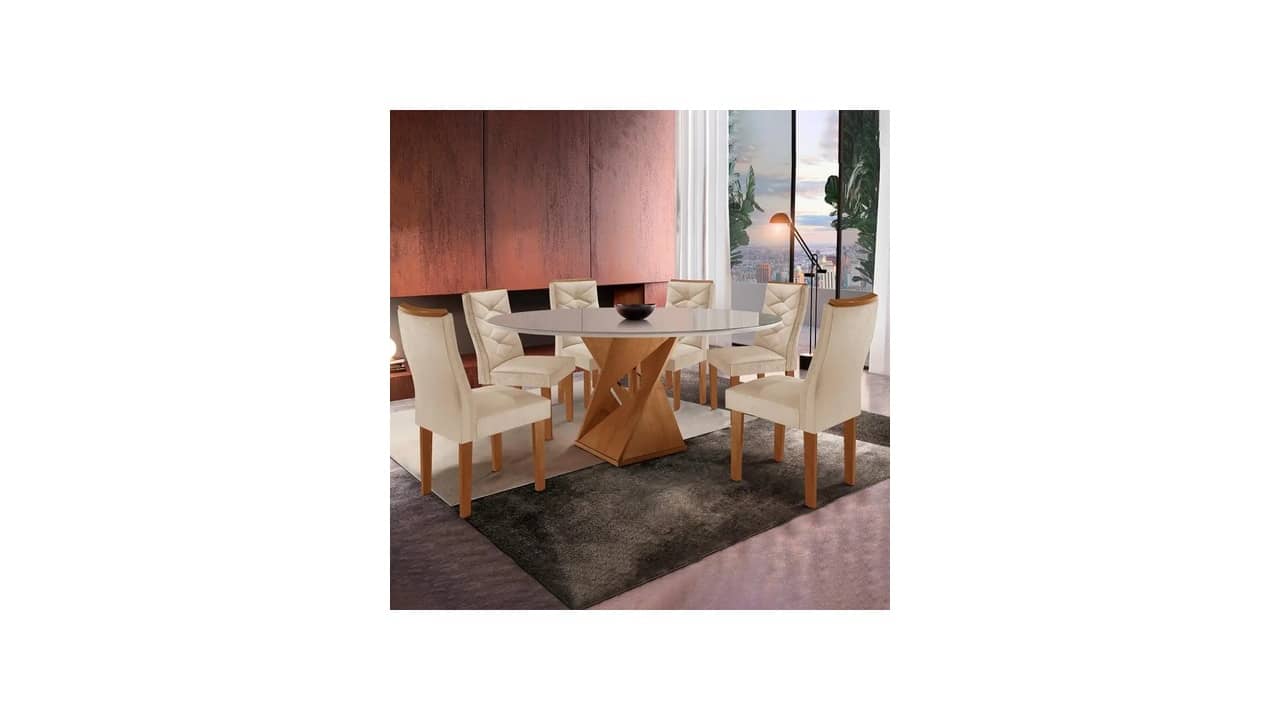 Melhor Mesa Redonda de 6 Cadeiras: 10 Modelos Elegantes