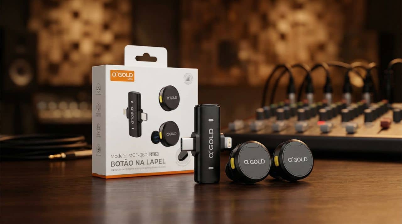 Melhor Microfone de Lapela Sem Fio Custo Benefício Para Vlogs