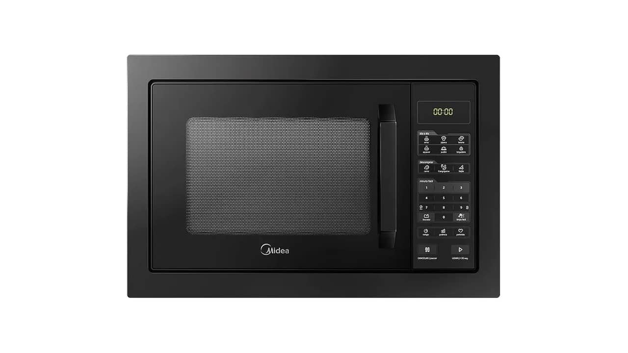 Melhor microondas de embutir: Inox ou Preto?