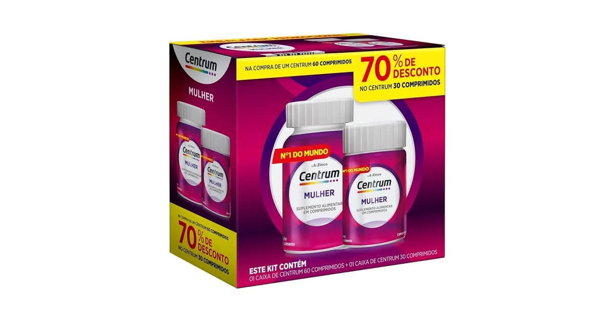 Melhor Multivitamínico Feminino Centrum: 7 Escolhas