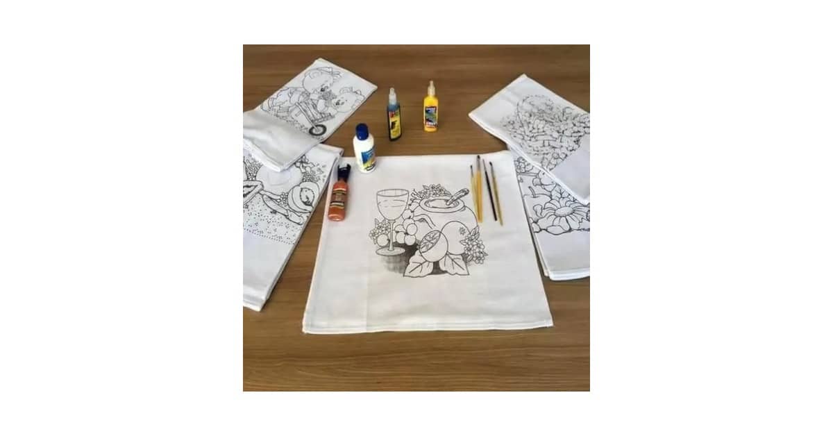 Melhor Pano de Prato Para Pintura: Para Traços Firmes