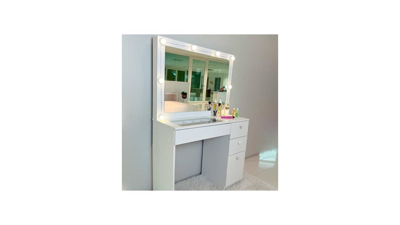 Melhor Penteadeira: 10 Modelos com Iluminação LED