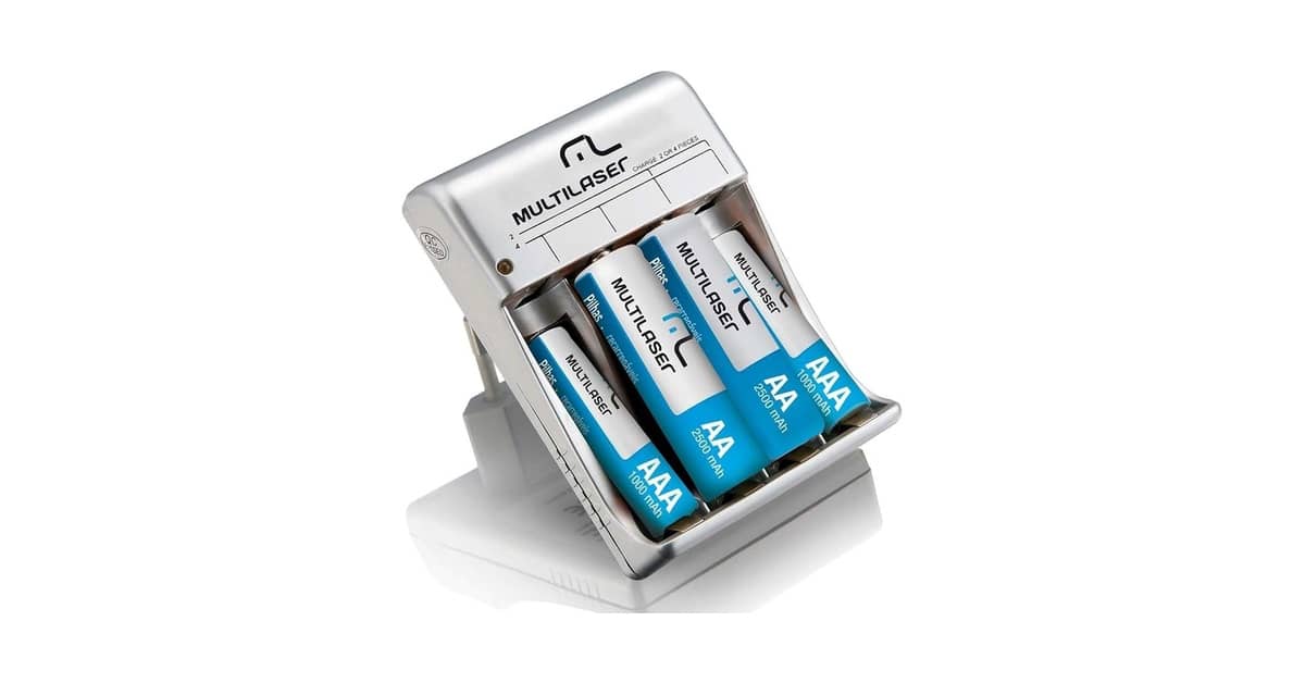 Melhor pilha recarregável com carregador: Top 10