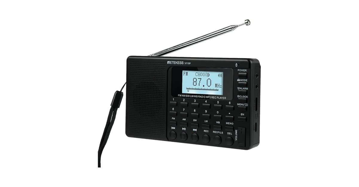 Melhor Rádio Portátil Ondas Curtas Custo-Benefício