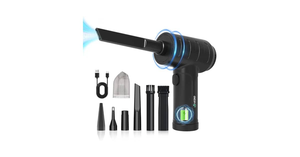 Melhor soprador portátil: Potência Turbo para Limpeza Profunda