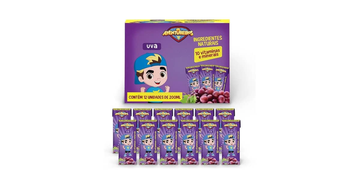 Melhor suco de uva de caixinha: Integral ou Néctar?