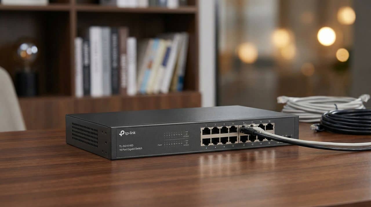 Melhor Switch 16 Portas Gigabit ou Fast Ethernet?