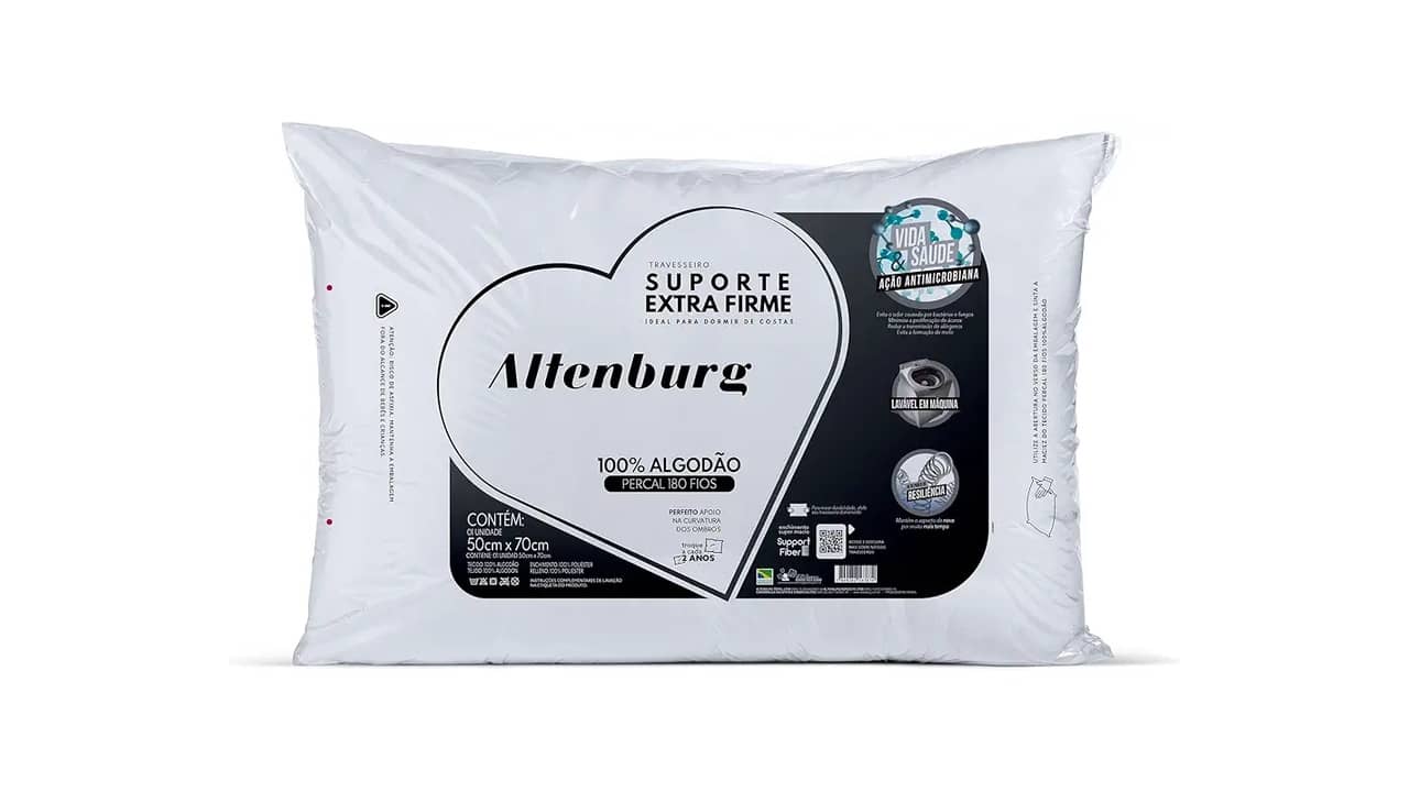 Melhor Travesseiro Alto e Firme: 10 Opções de Suporte