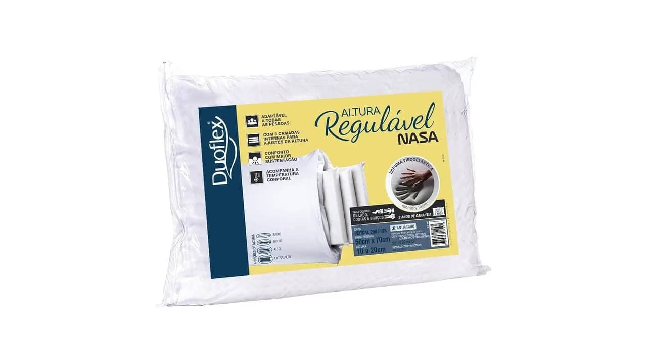 Melhor Travesseiro com Altura Ajustável: 10 Modelos