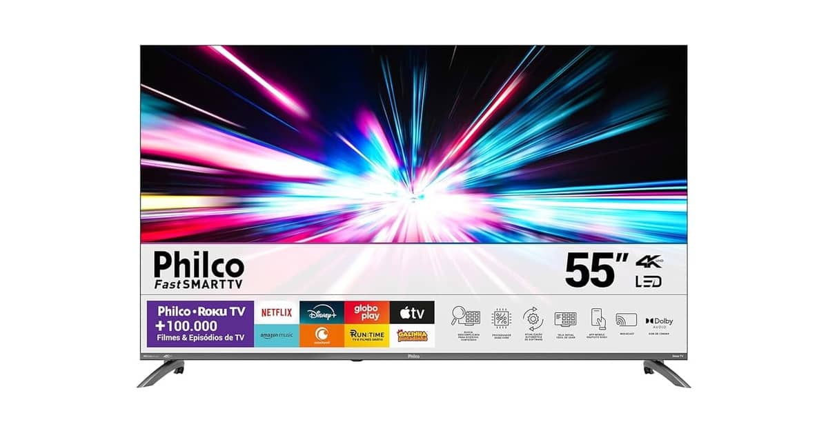 Melhor TV 55 Custo Benefício: Top 10 Opções 4K