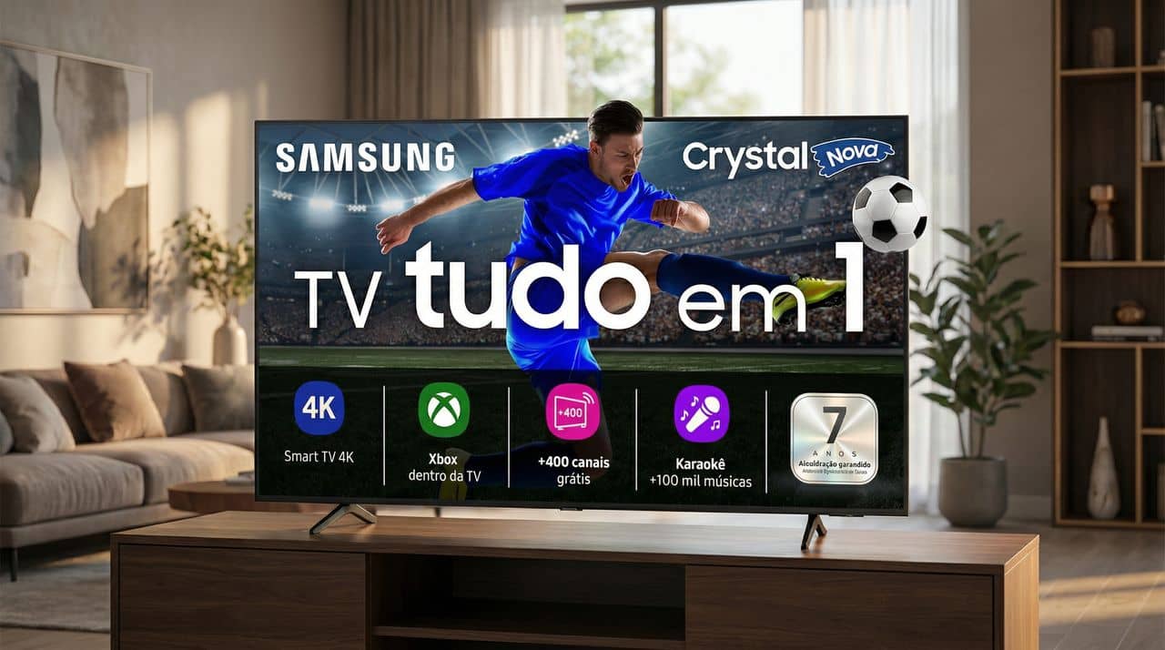 Melhor TV 55 Polegadas Samsung: QLED, OLED ou Crystal?