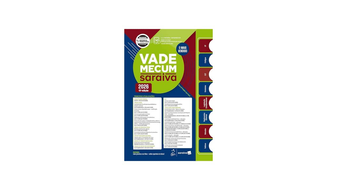 Melhor Vade Mecum: 10 Modelos para Estudantes e OAB