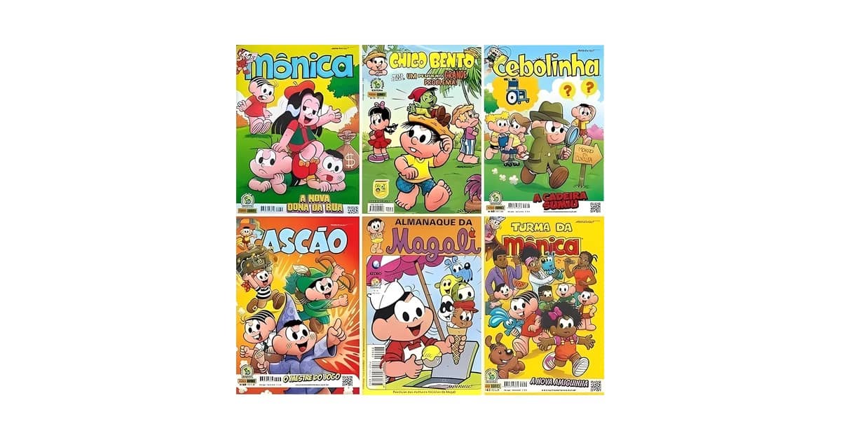 Melhores gibis da turma da mônica: 10 Kits e Box
