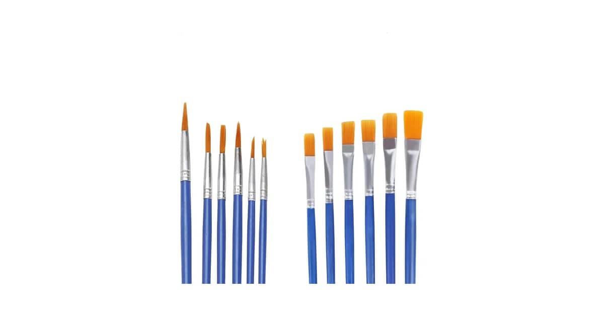 Melhores Pincéis para Pintura em Tela: Qual Usar?