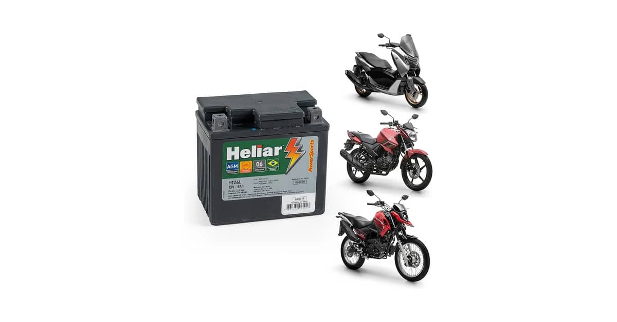 Qual a Melhor bateria para moto fan 160: 9 Modelos Duráveis