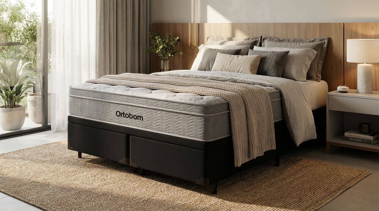 Qual a Melhor Cama Box Casal Ortobom? Molas e D33
