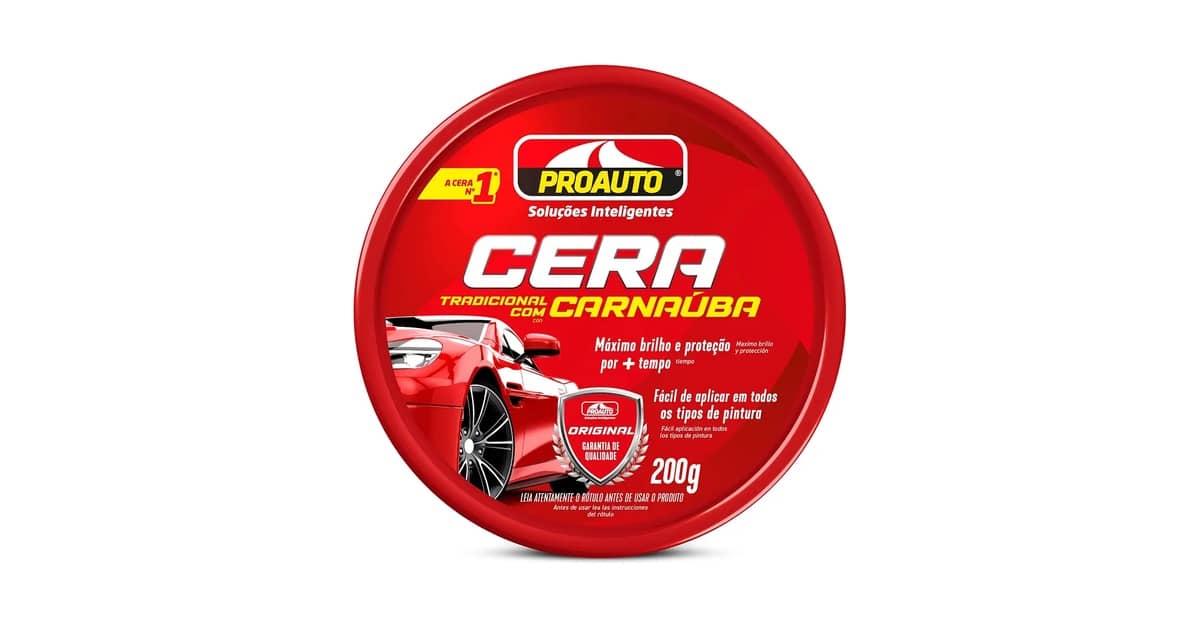 Qual a Melhor cera em pasta automotiva para Brilho?