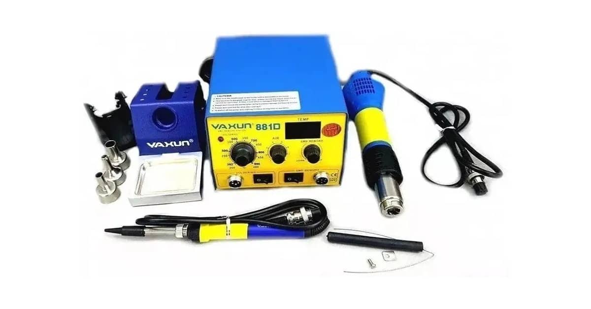 Qual a Melhor Estação de Solda e Retrabalho da Yaxun: 881D ou 886D?