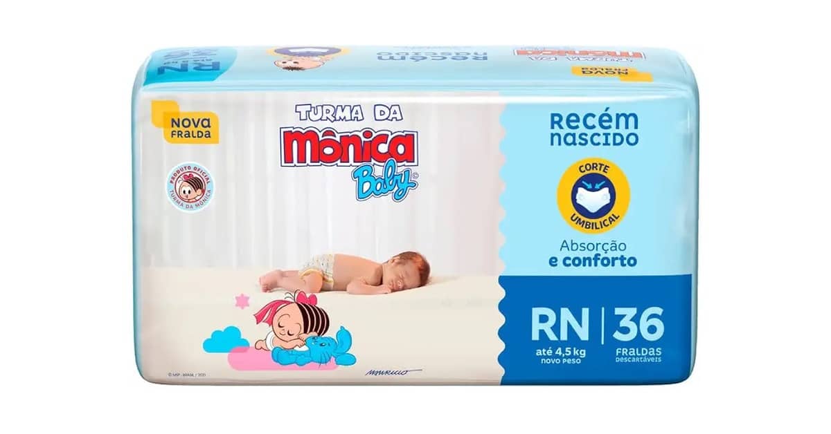 Qual a Melhor Fralda para Bebê Recém Nascido? Top 8