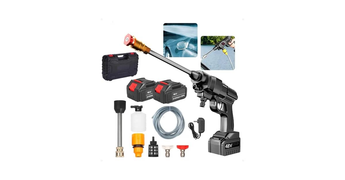 Qual a Melhor lavadora de alta pressão a bateria: Guia de Compra