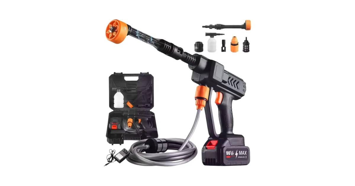 Qual a Melhor lavadora de alta pressão portátil: 10 Modelos Potentes