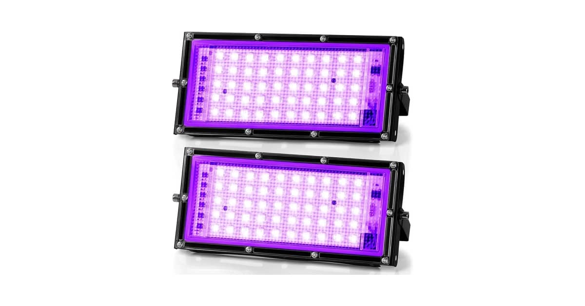 Qual a Melhor Luz Negra para Festa: 10 Opções Potentes