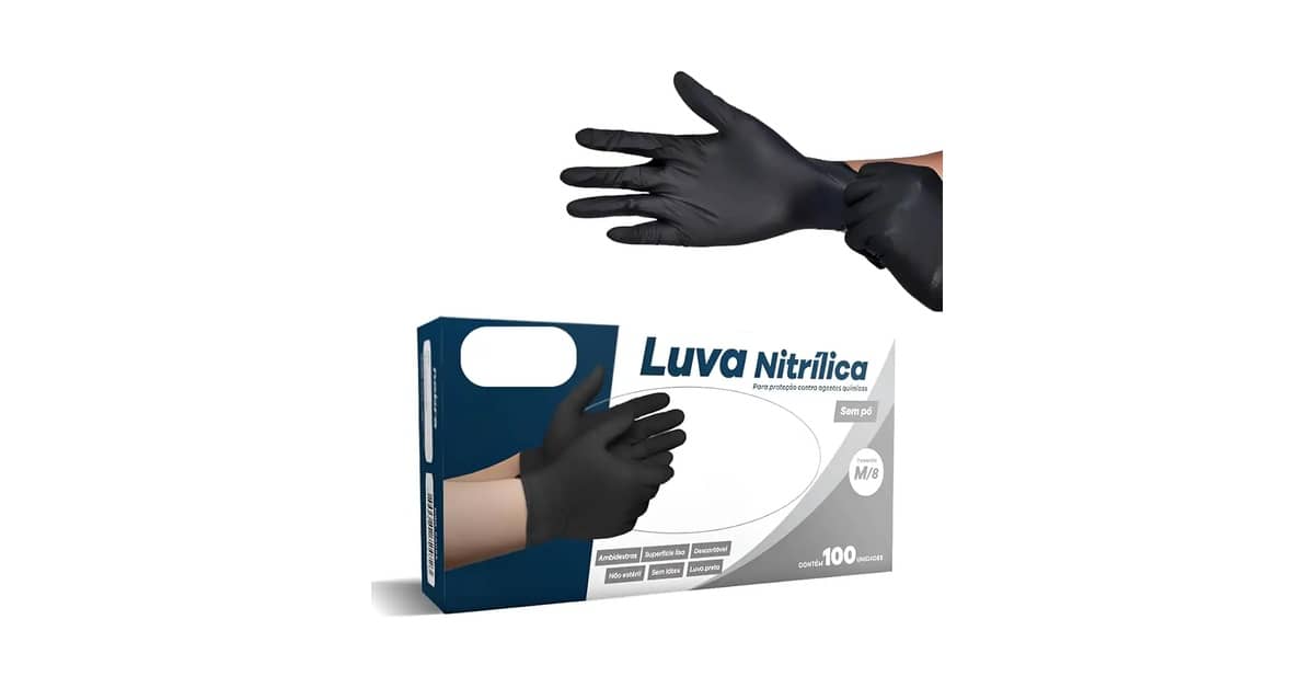 Qual a Melhor marca de luva nitrílica? 8 Escolhas