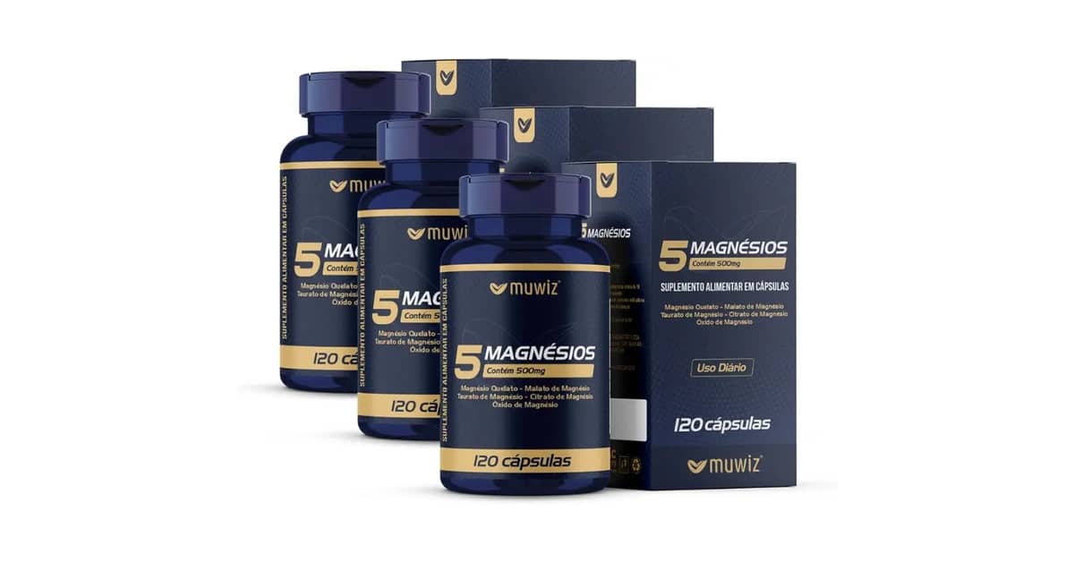 Qual a Melhor marca de magnésio 5 em 1? Top 10 Opções