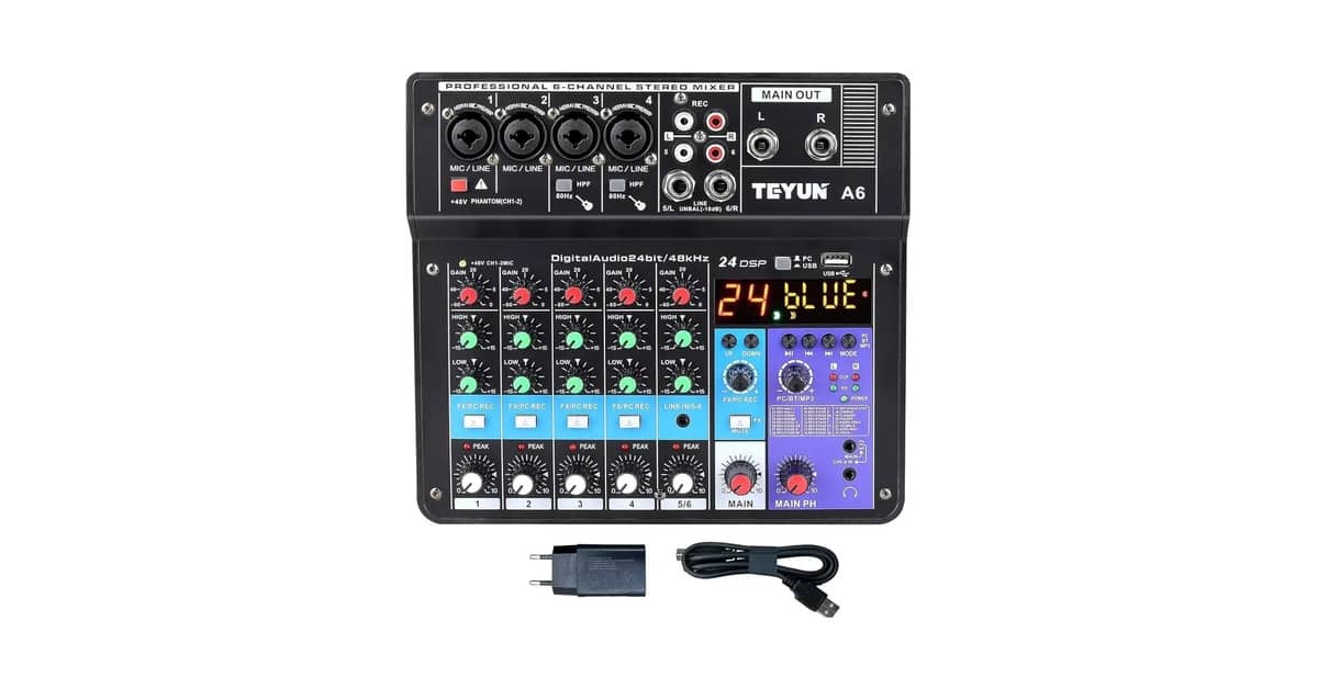 Qual a Melhor Mesa de Som de 4 Canais e USB?