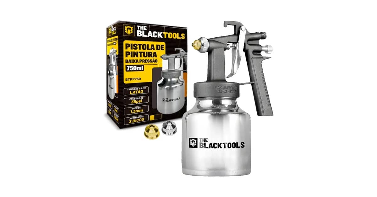 Qual a Melhor pistola de pintura de baixa pressão: 7 Modelos Eficientes