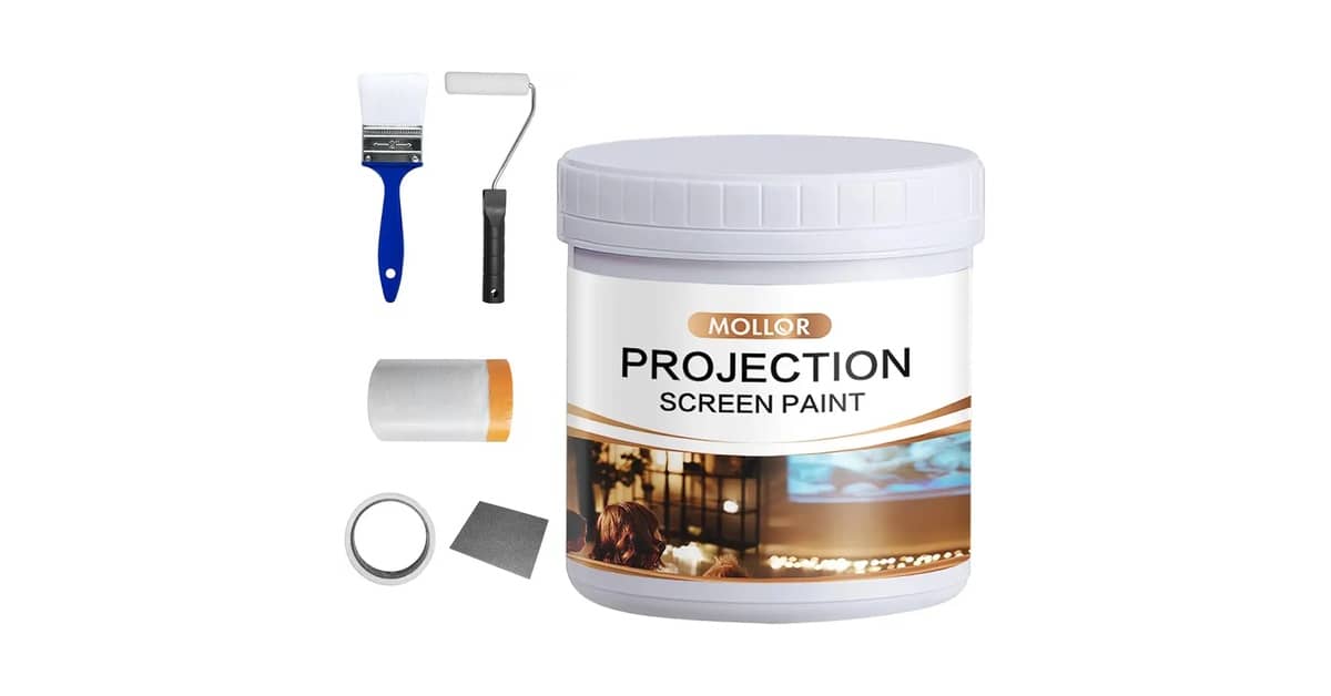 Qual a Melhor tinta para tela de projeção para 4K?