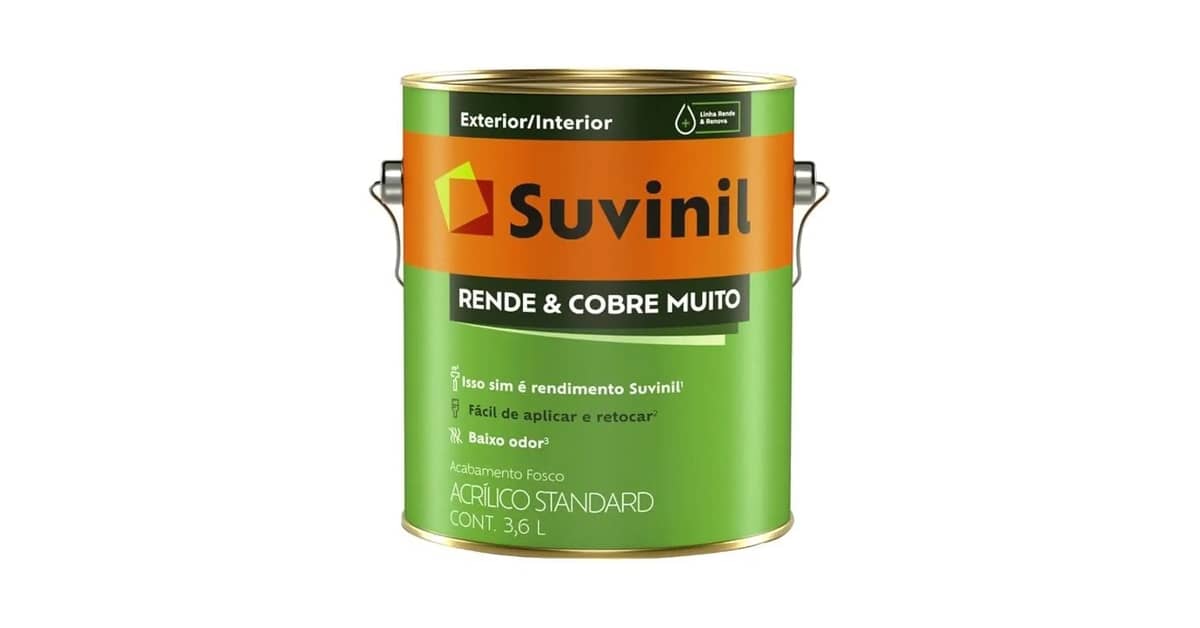 Qual a Melhor tinta suvinil para área externa?