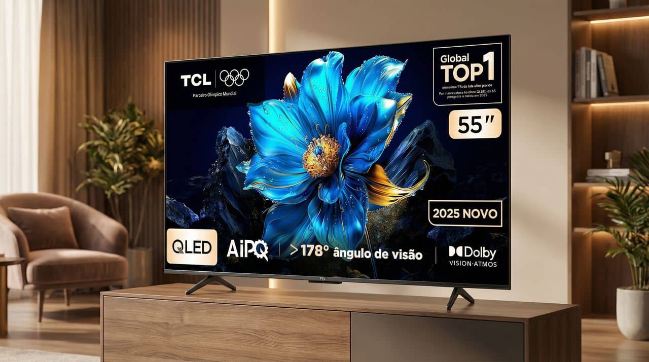 Qual a Melhor TV de 55 Polegadas 4K: OLED vs QLED e Mini LED