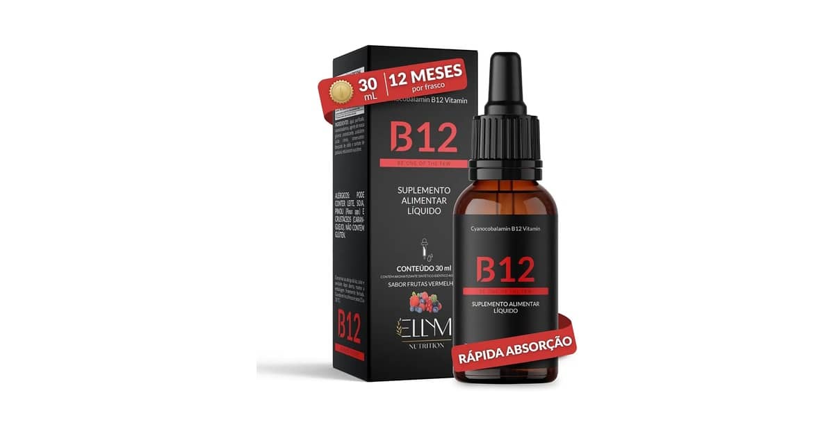 Qual a Melhor vitamina b12 para idoso sublingual? 10 Opções