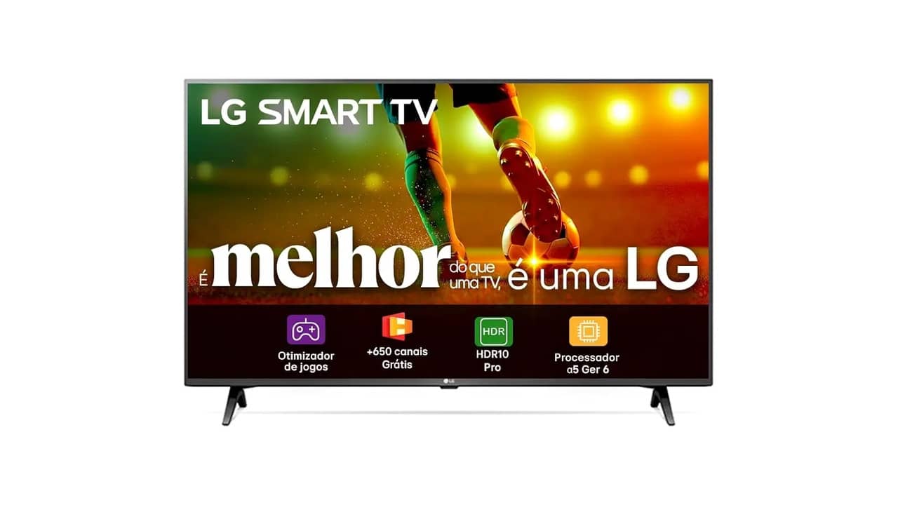 Qual a TV LG 43 polegadas que gasta menos energia? 4 Modelos