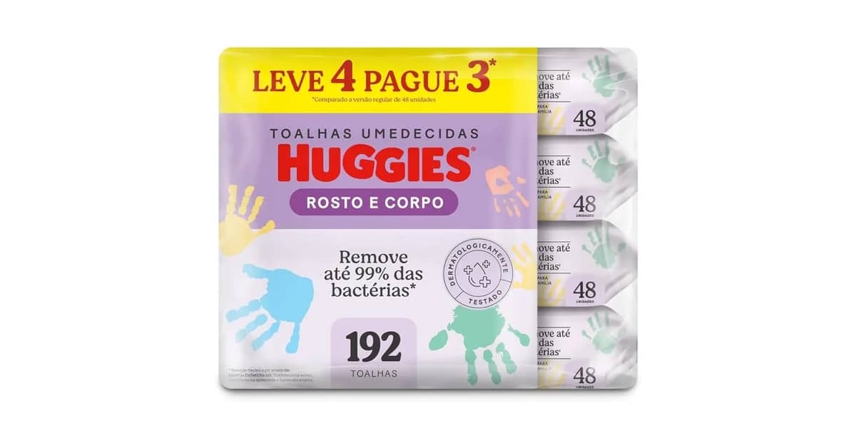 Qual Melhor lenço umedecido da huggies para Pele Sensível?