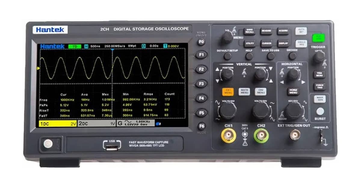 Qual Melhor Osciloscópio Hantek: Top 10 Modelos